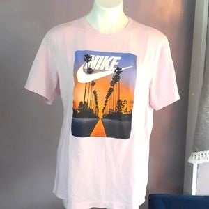 Pink Nike Tee Size Large